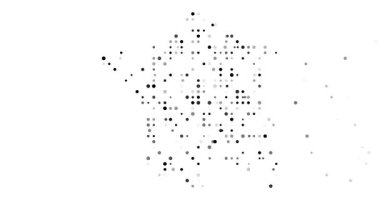 Soyut Noktalar Fransa 'nın Toprak Haritasını Ortaya Çıkardı