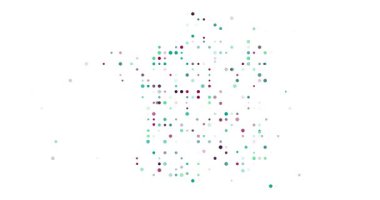 Modern Nokta Akışı Fransa Haritasını Gösteriyor