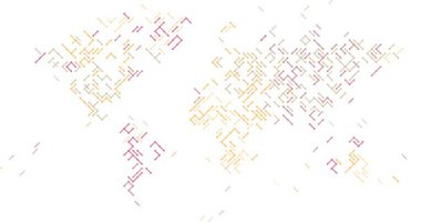 Çapraz Hareketli Soyut Izgara Dünyası