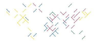 Çapraz Hareketli Soyut Izgara Dünyası