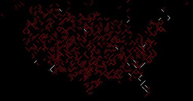 Amerikan Haritasının Karmaşık Dokuma Yapısı