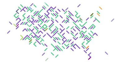 ABD 'nin Birleştirilmiş Üretici Haritası