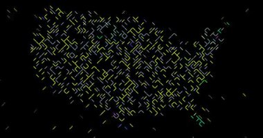 ABD 'nin Birleştirilmiş Üretici Haritası