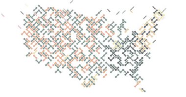 Amerikan Haritasının Karmaşık Dokuma Yapısı