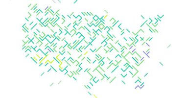 ABD Labirent Yollarıyla Harita Izgarası