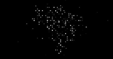 Düşen Parçacıklar Brezilya Haritası Oluşturdu