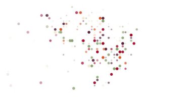 Brezilya Haritası Düşen Noktalar Tarafından Şekillendirildi