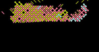 Hareketli çizgilerden üretici ABD haritası. Amerikan Haritasının Karmaşık Yapısı                                        