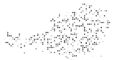 Avusturya Haritası Düşen Noktalar Tarafından Şekillendirildi