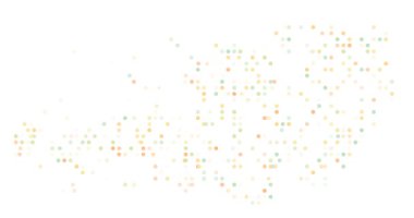 Avusturya Haritasının Soyut Nokta Animasyonu