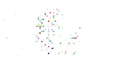 Renkli Nokta Canlandırmasında Danimarka Şekli