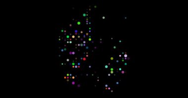 Renkli Nokta Canlandırmasında Danimarka Şekli