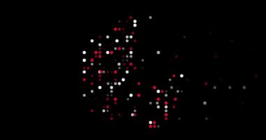 Renkli Nokta Canlandırmasında Danimarka Şekli