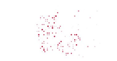 Renkli Nokta Canlandırmasında Danimarka Şekli