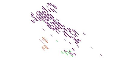 İtalya Haritasının Görsel Maze Ağı