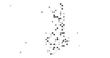 Düşen Noktalarla Üretici Finlandiya ŞekliName