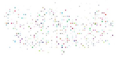 Soyut Nokta Deseninden Türkiye Haritası