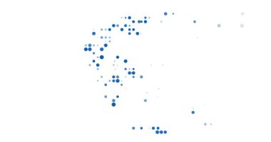 Yunanistan 'ın Soyut Izgara Parçacık Haritası