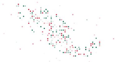 Düşen Şebeke Çemberleri Meksika Haritasını Ortaya Çıkartıyor