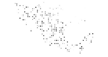 Yaratıcı Düşen Noktalar Meksika Haritası