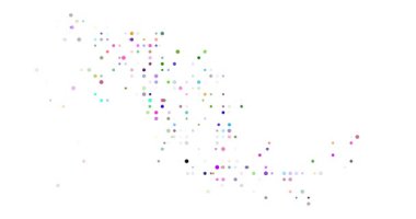 Yaratıcı Düşen Noktalar Meksika Haritası