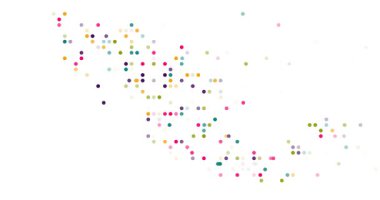 Animasyon Parçacık Sistemi Tarafından Şekillendirilmiş Meksika