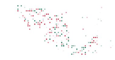 Üretici Dot Animasyonu Meksika Silueti