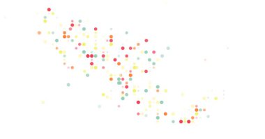 Renk Izgarası Tarafından Şekillendirilmiş Meksika Haritası