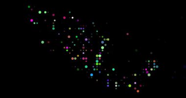 Üretici Dot Animasyonu Meksika Silueti