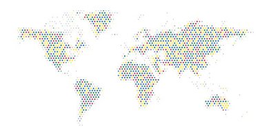 Soyut Noktalar Uzaysal Harita Oluştur