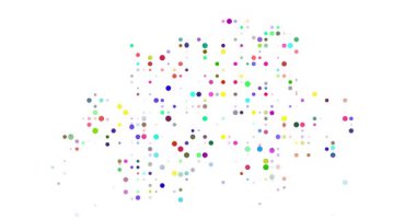 Soyut Nokta Akımı ile İsviçre Haritası Canlandırması