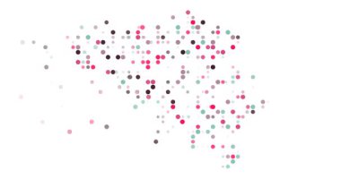 Belçika 'nın Düşen Nokta Izgara Haritası