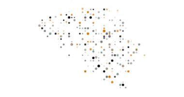 Renkli Parçacık Izgara Biçimi Belçika