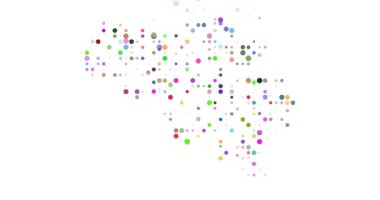 Biçimlendirilmiş Noktalar Belçika Silüeti