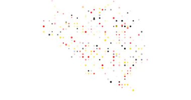 Biçimlendirilmiş Noktalar Belçika Silüeti