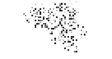 Belçika 'nın Düşen Nokta Izgara Haritası