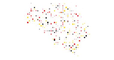 Renkli Parçacık Izgara Biçimi Belçika