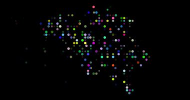 Renkli Parçacık Izgara Biçimi Belçika