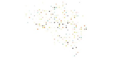 Biçimlendirilmiş Noktalar Belçika Silüeti