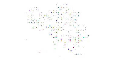 Biçimlendirilmiş Noktalar Belçika Silüeti