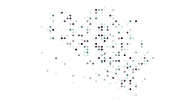 Belçika 'nın Düşen Nokta Izgara Haritası