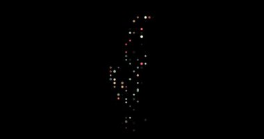 İsrail Haritasının Renk Izgara Canlandırması