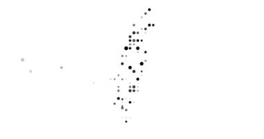 İsrail Haritasının Renk Izgara Canlandırması