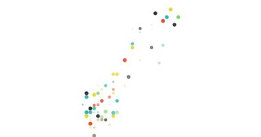 Noktalar Şelalesinin Hareketi Norveç Haritası