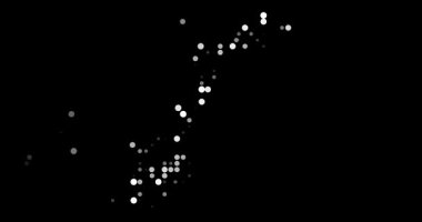 Düşen Noktalar Tarafından Oluşturan Norveç Ülke Haritası