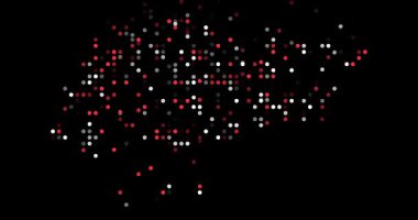 Canlandırılmış Izgara Sanatı Singapur Silueti