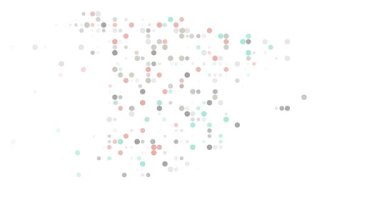 Animasyon Parçacık Izgarasından oluşan İspanya