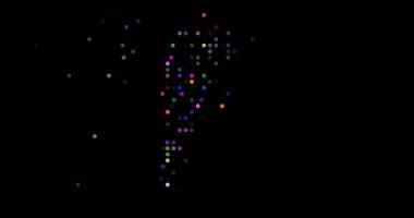 Animasyon Arjantin Haritası Düşen Noktalar