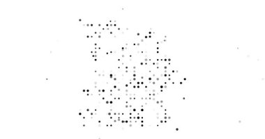 Angola Haritasının Renk Çemberi Silüeti