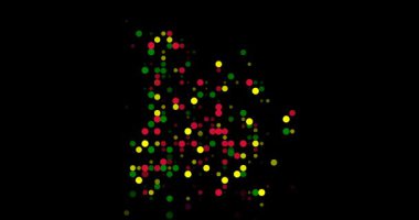 Düşen Çember Haritası Animasyon Angola